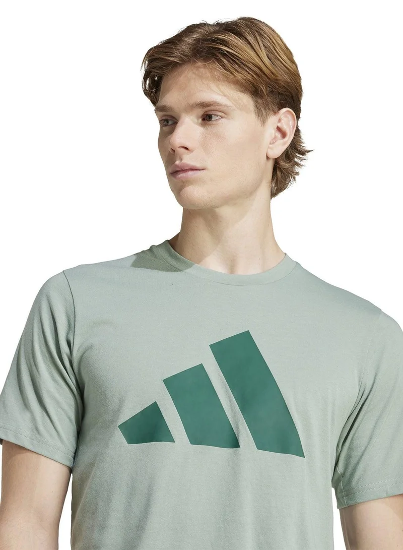 Adidas Train Essentials Feelready Logo Training Men Graphic T-Shirt